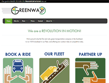 Tablet Screenshot of greenwayrides.com
